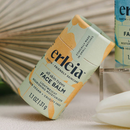 An Erleia all skin types Face Balm with dried florals